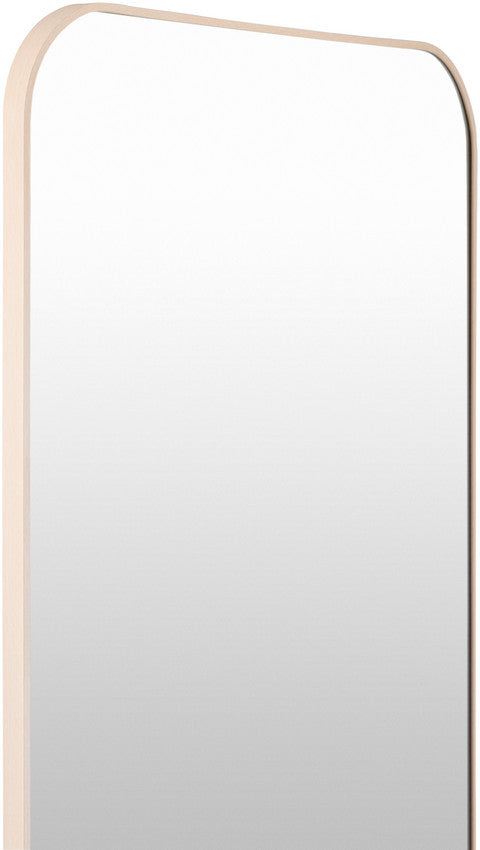 Lashunda Modern Brown Wall Mirror