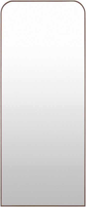 Lashunda Modern Dark Brown Wall Mirror