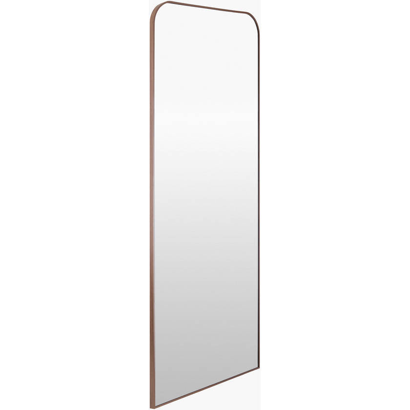 Lashunda Modern Dark Brown Wall Mirror