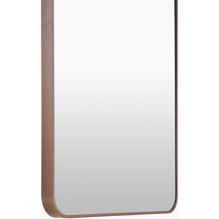Shantaya Modern Dark Brown Wall Mirror