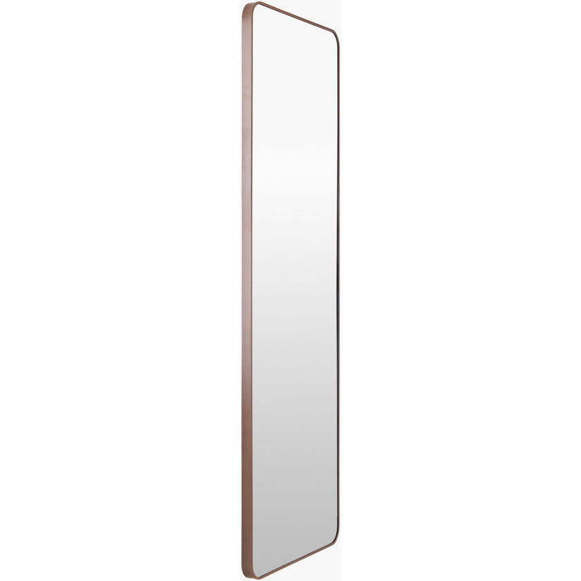 Shantaya Modern Dark Brown Wall Mirror