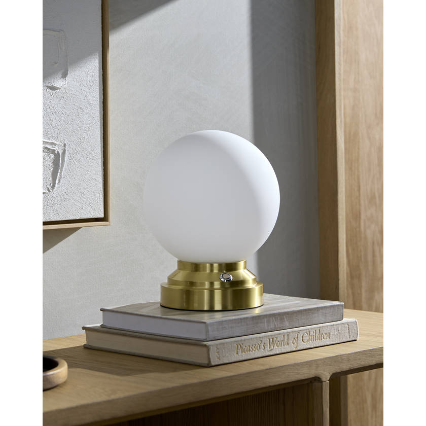 Edmonton Rustic Metallic - Gold Table Lamp