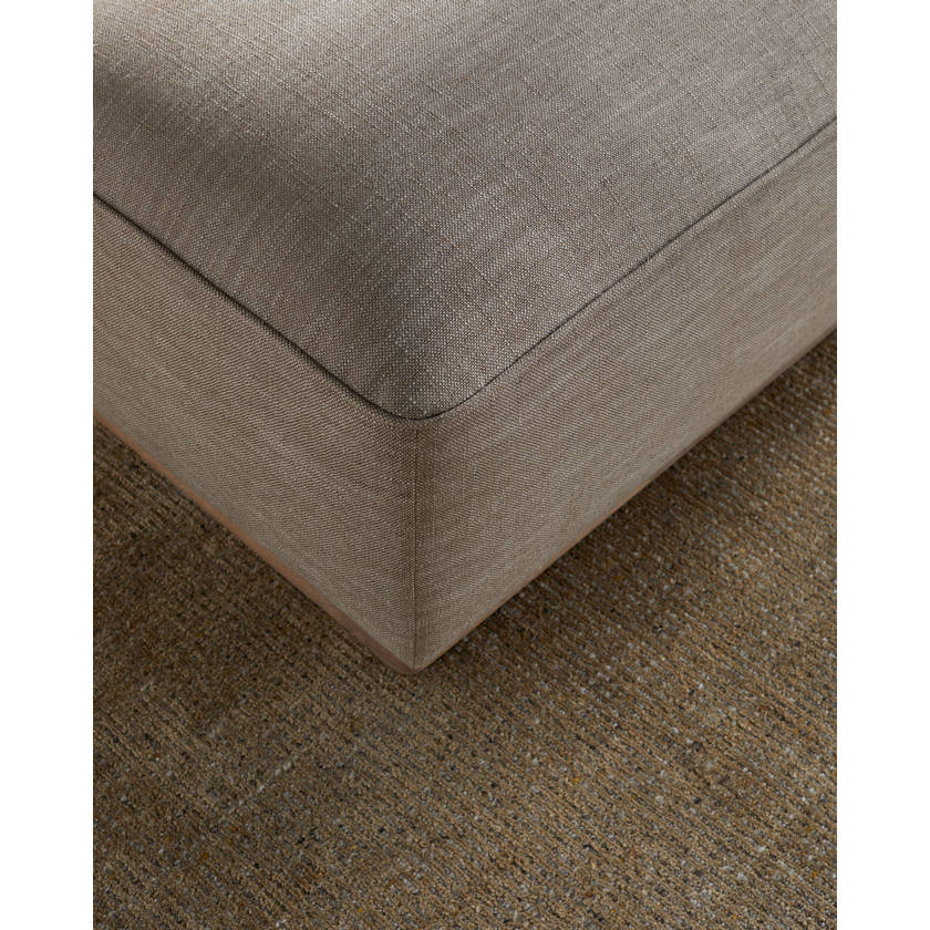 Haywood Beige Ottoman