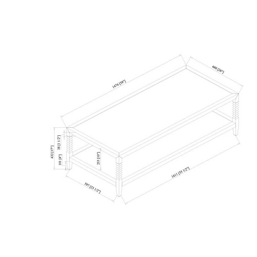 Seann Black Coffee Table