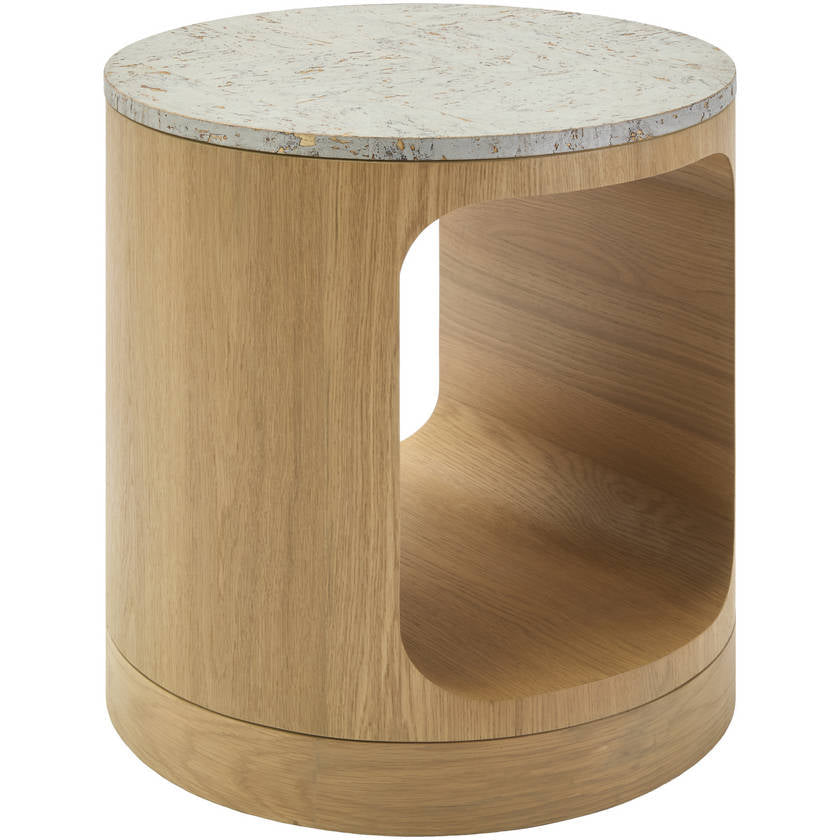 Jaremy Silver Gray/Brown End Table