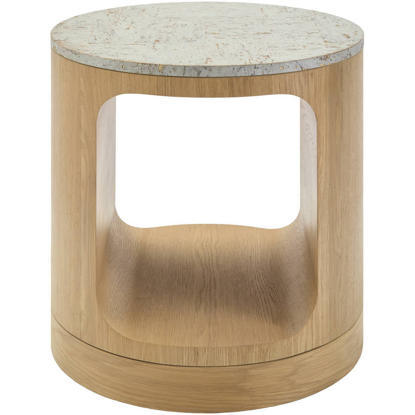 Jaremy Silver Gray/Brown End Table