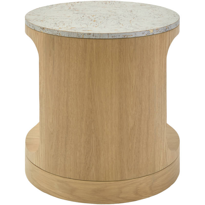 Jaremy Silver Gray/Brown End Table