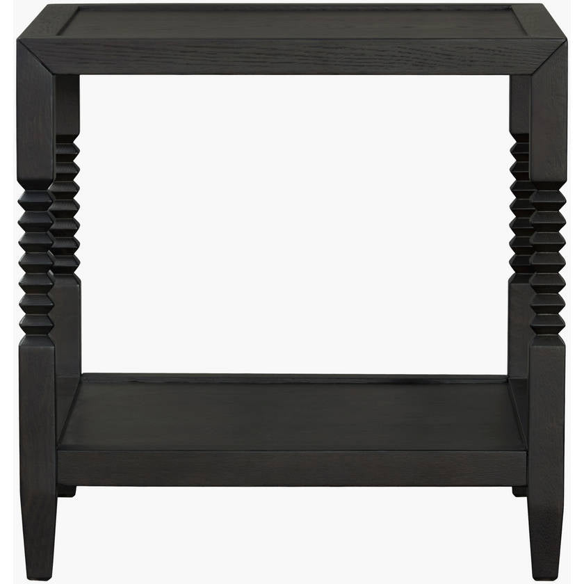 Saraann Black End Table