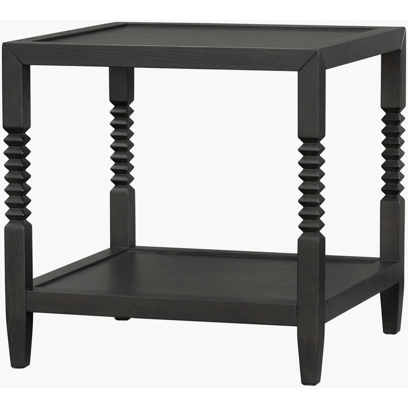 Saraann Black End Table