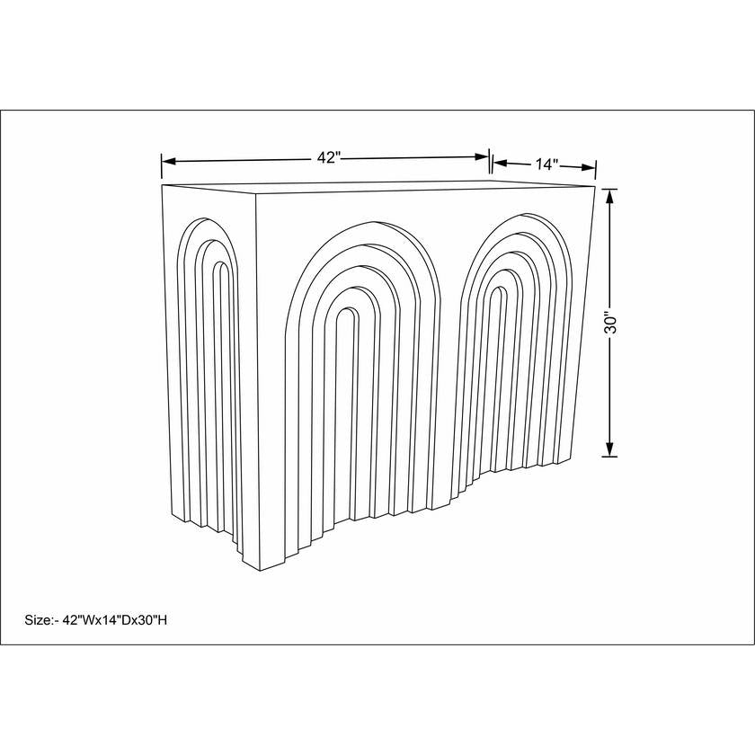 Suzanne Brown Console Table