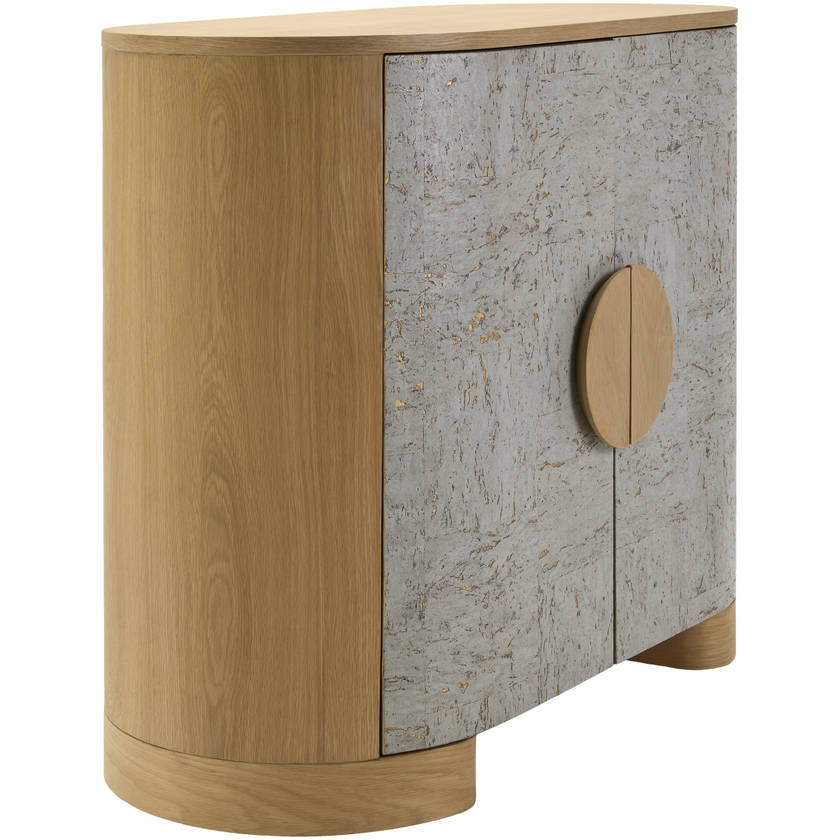 Renaldo Silver Cabinet