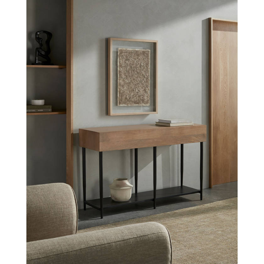 Markela Brown Console Table