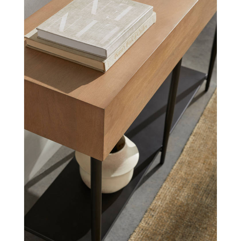 Markela Brown Console Table