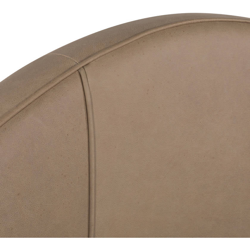 Sascha Dark Brown Upholstered Bed