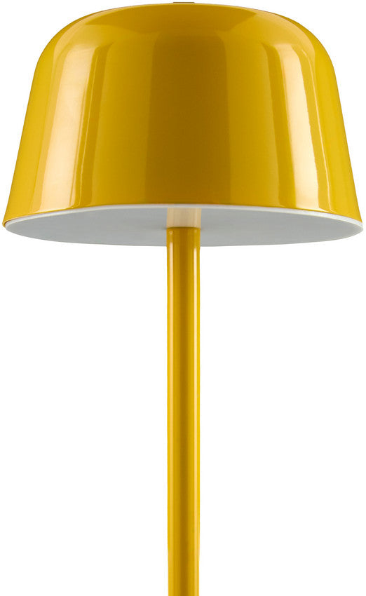 Myka Traditional Bright Yellow Table Lamp