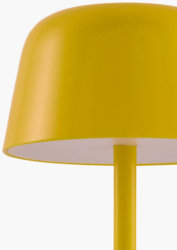 Myka Traditional Bright Yellow Table Lamp