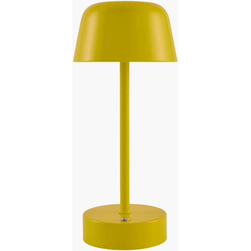 Myka Traditional Bright Yellow Table Lamp