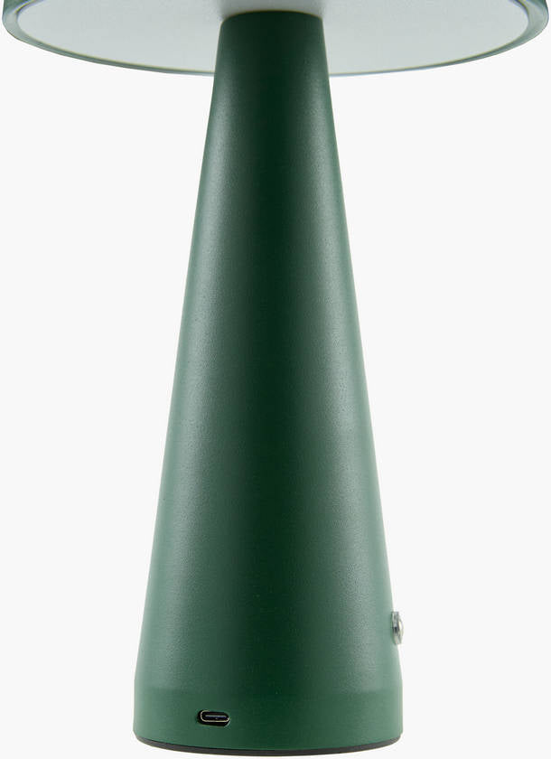 Aleasha Traditional Green Table Lamp