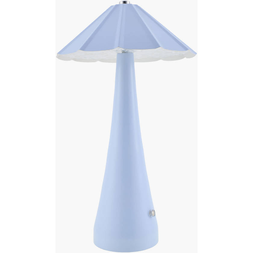 Zaynah Traditional Blue Table Lamp