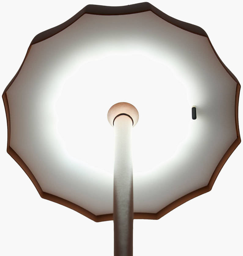 Fady Traditional Orange Table Lamp