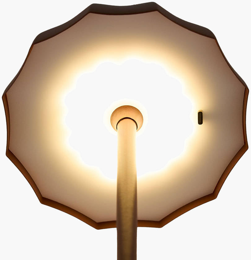 Fady Traditional Orange Table Lamp