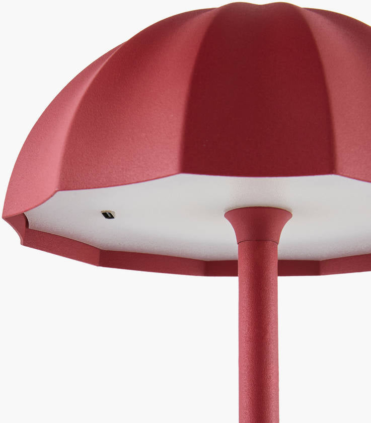 Fady Traditional Red Table Lamp