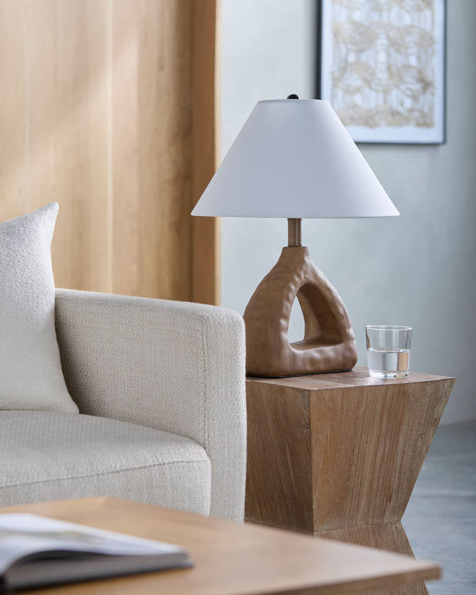 Karlene Traditional Brown Table Lamp