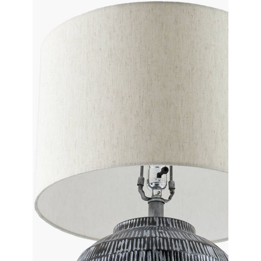 Bre Rustic Black Table Lamp