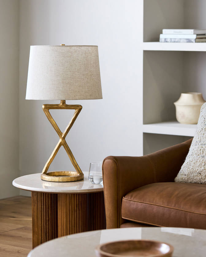 Nada Rustic Gold Table Lamp