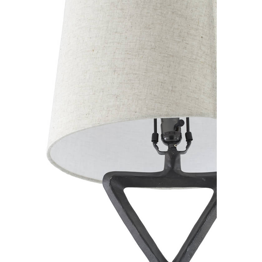 Nada Rustic Black Table Lamp