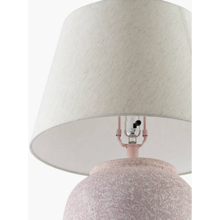 Baylor Rustic White Table Lamp