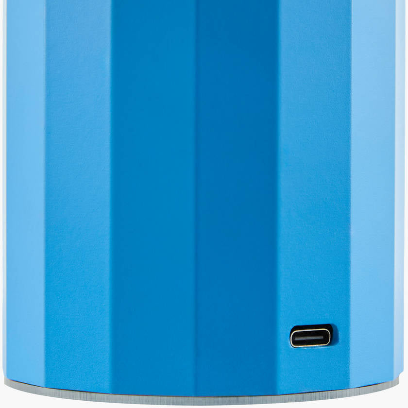 Saturnino Traditional Blue Table Lamp