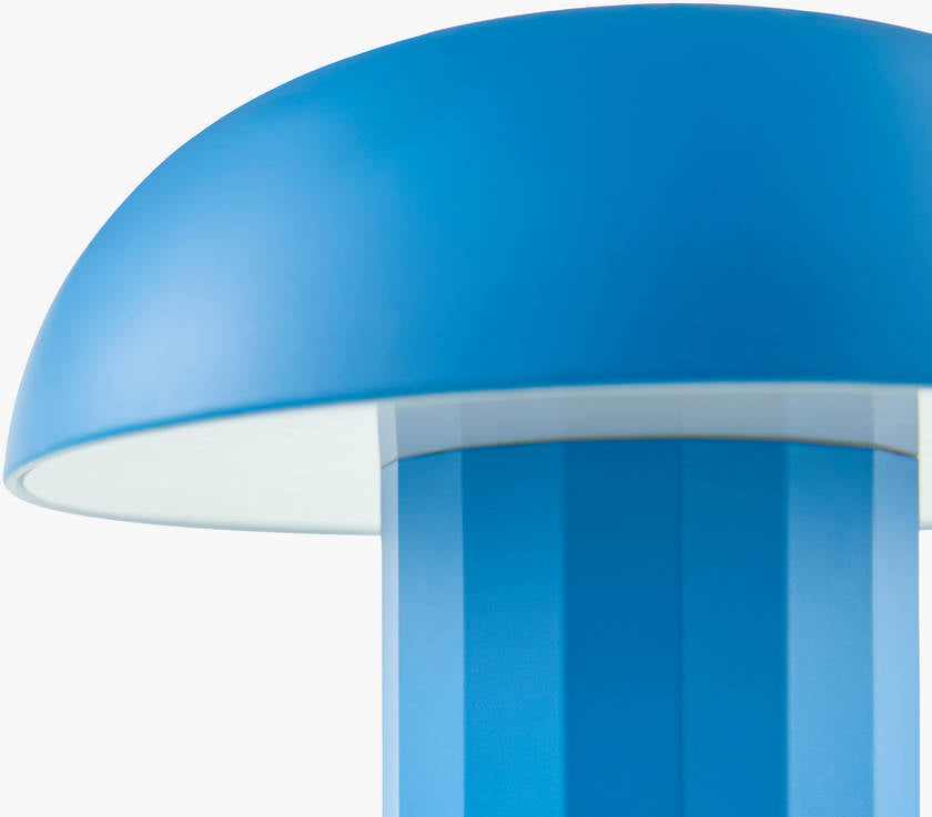 Saturnino Traditional Blue Table Lamp