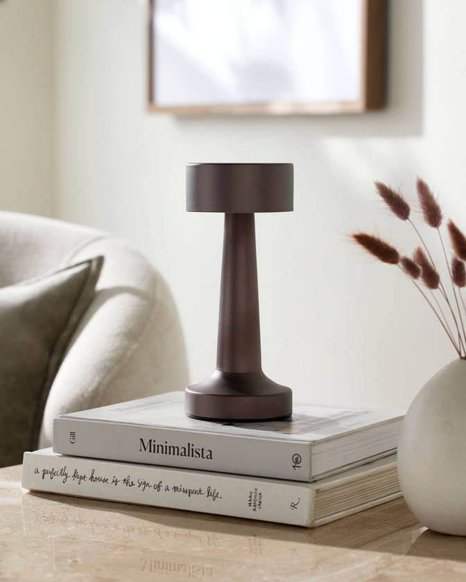 Tryone Traditional Brown Table Lamp