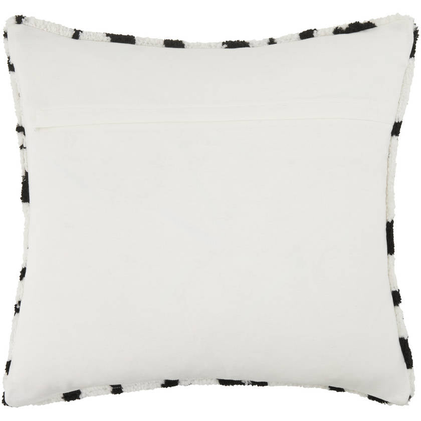 Dario White/Black Pillow Cover