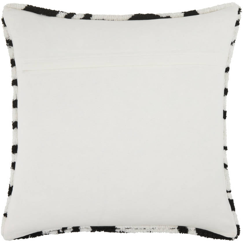 Antwain White/Black Pillow Cover