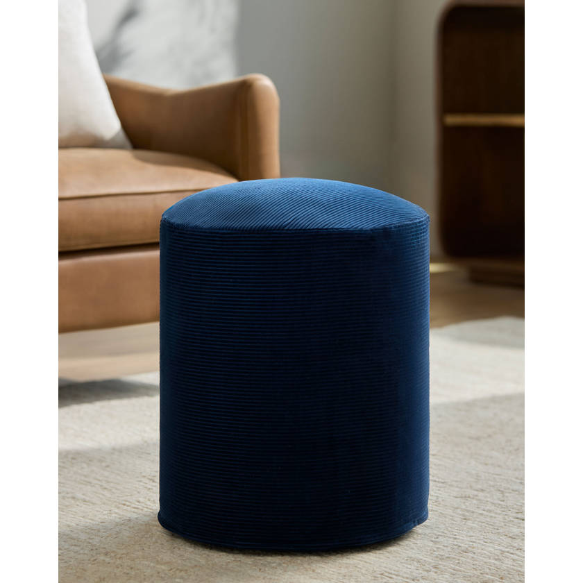 Benjiman Marine Blue Pouf