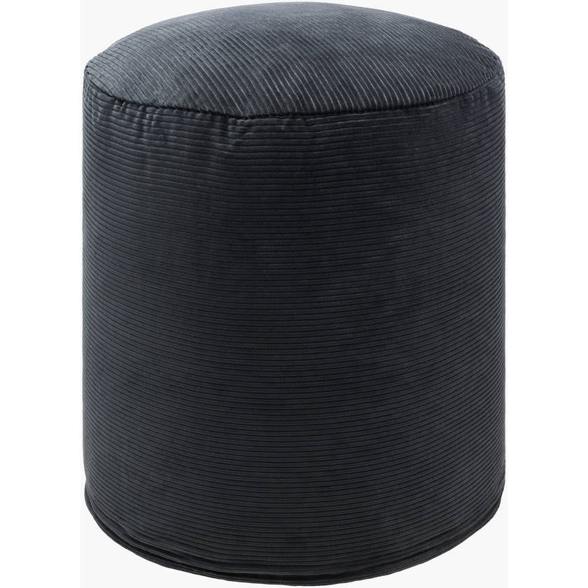 Benjiman Black Pouf