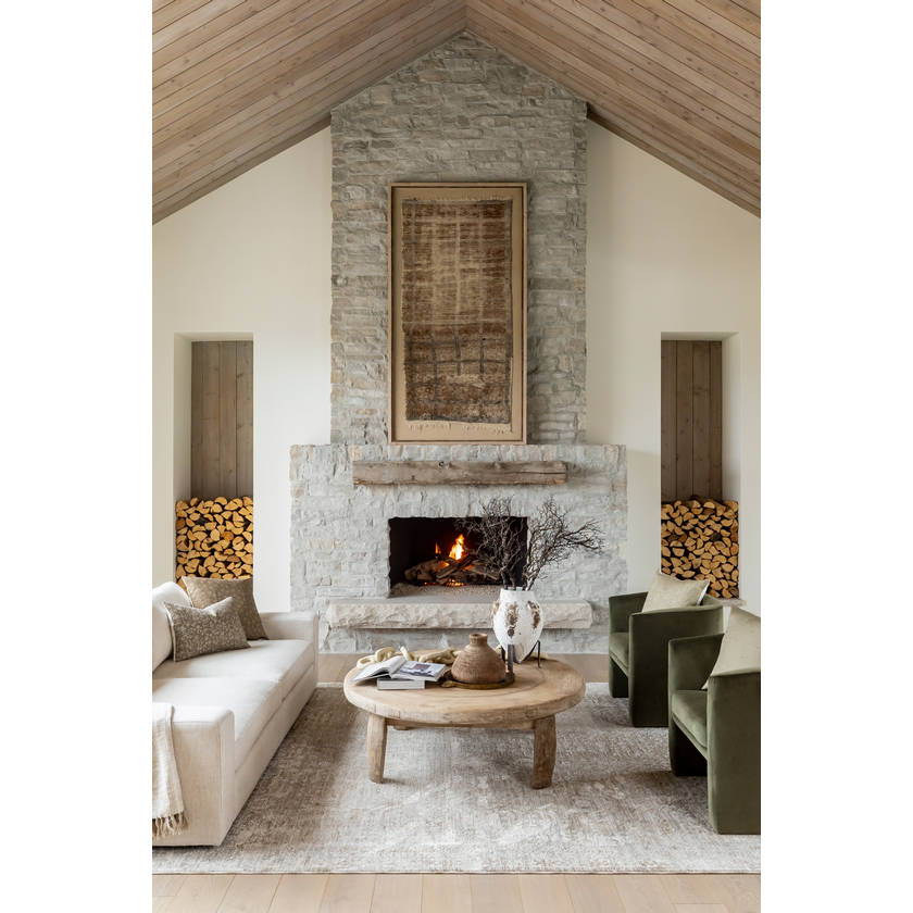 Beth Traditional Dusty Sage Area Rug - Vivir x Livabliss