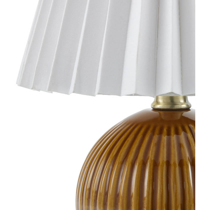 Trudie Modern Dark Brown Table Lamp