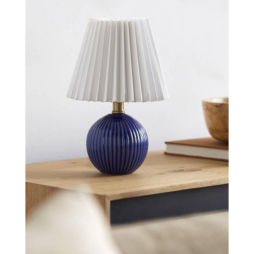 Trudie Modern Blue Table Lamp