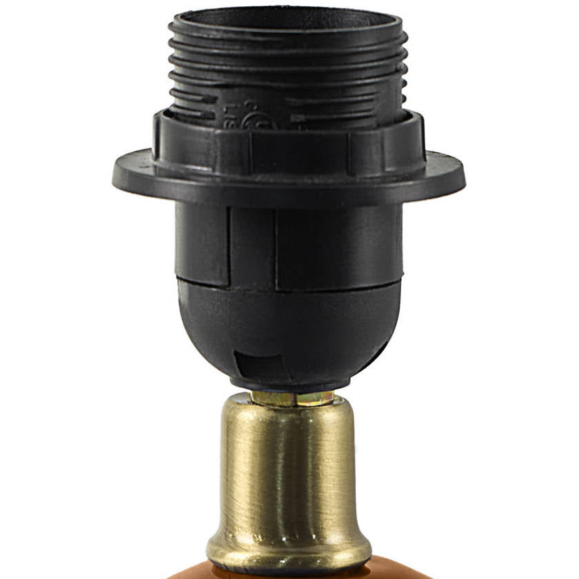 Travarus Modern Dark Brown Table Lamp