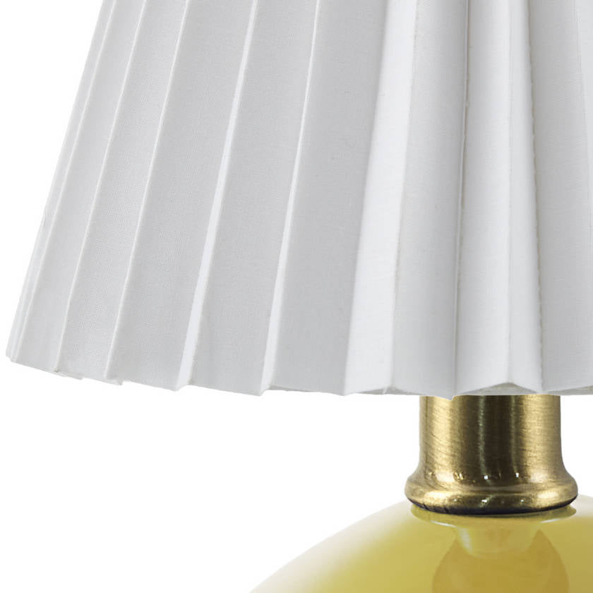 Travarus Modern Bright Yellow Table Lamp