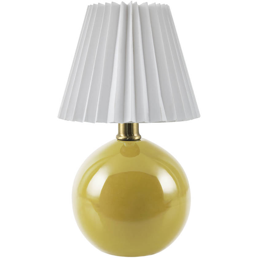 Travarus Modern Bright Yellow Table Lamp
