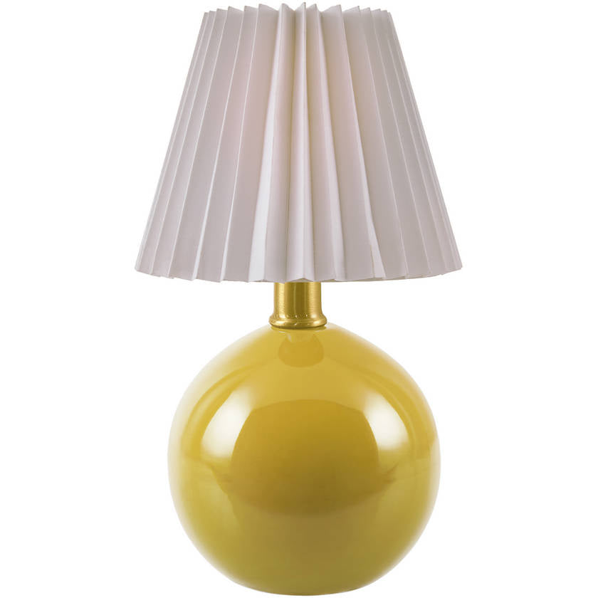 Travarus Modern Bright Yellow Table Lamp