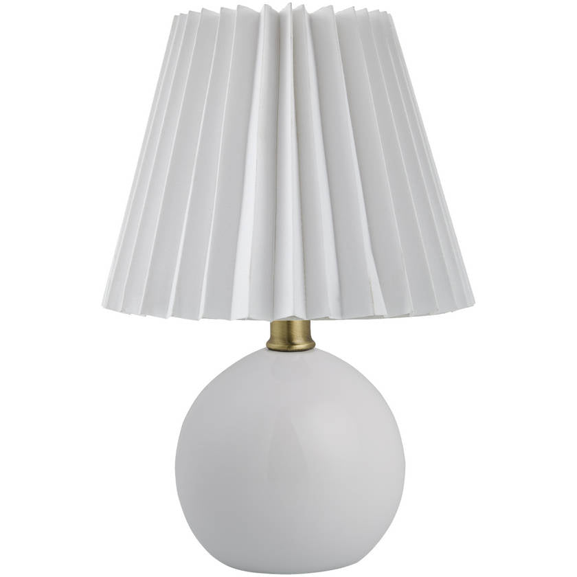 Travarus Modern White Table Lamp