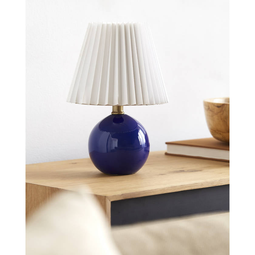 Travarus Modern Blue Table Lamp