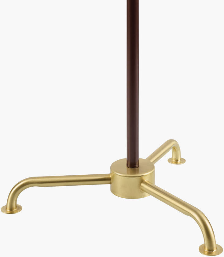 Rica Modern Brown/Gold Floor Lamp