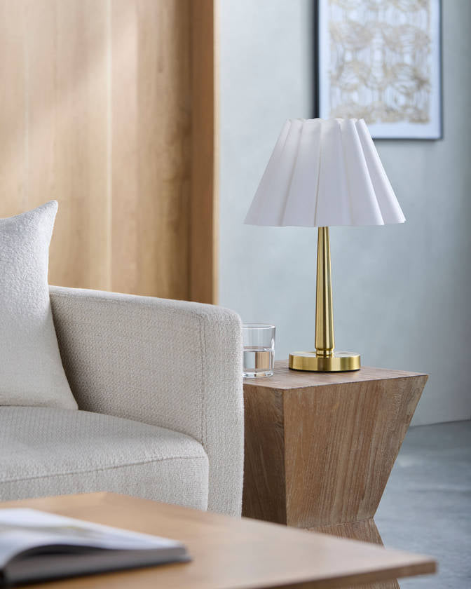 Rocio Modern Metallic - Brass Table Lamp