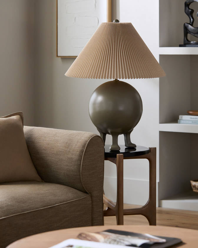 Naeva Modern Gray Table Lamp
